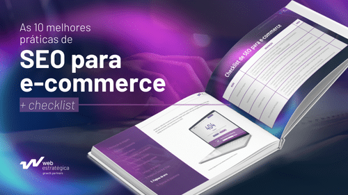 Capa do e-book "As 10 melhores práticas de SEO para e-commerce"